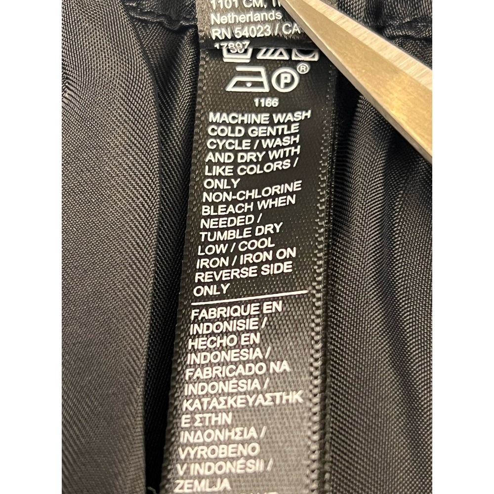 Athleta Calm Cool Wide Leg Jumpsuit Silky Black V Neck Resort Lounge Romper XL - Picture 8 of 15